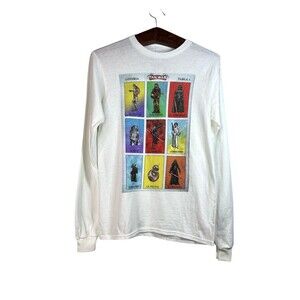 Star Wars Guerra De Las Galaxias Lotería Style Long Sleeve Shirt Box Lunch Sz S